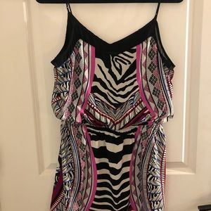 Express multi color dress. Size medium